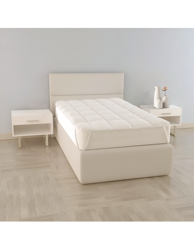 Surmatelas Housse de Matelas Lit 1 Place Demi...