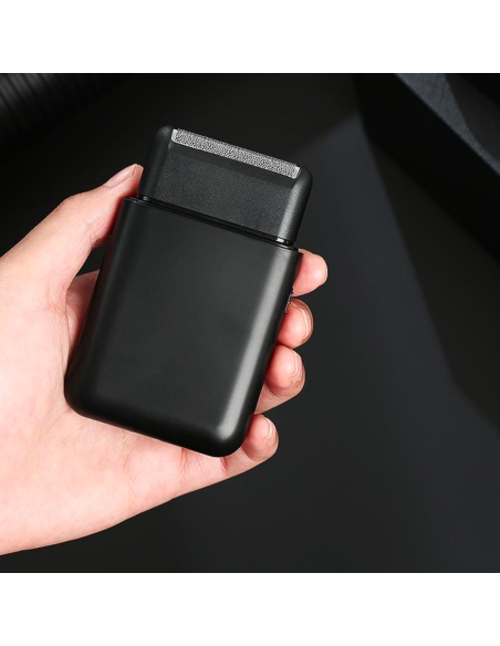Rasoir à Barbe et Pattes Rechargeable USB et Portable avec Tête de Rechange