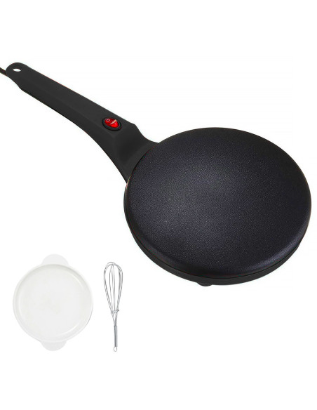 Poêle à crêpes et crêpière électrique avec revêtement antiadhésif de 600W