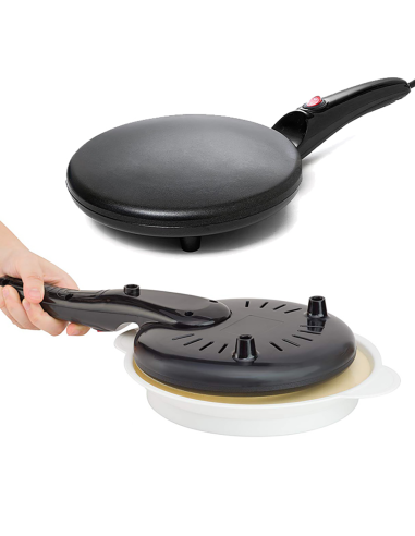 Poêle à crêpes et crêpière électrique avec...