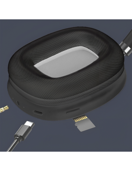 Écouteurs Bluetooth 5.3 sans fil avec son stéréo rechargeable