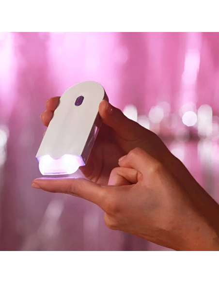 Épilation faciale corporelle portable rechargeable par USB avec lumière 2 têtes