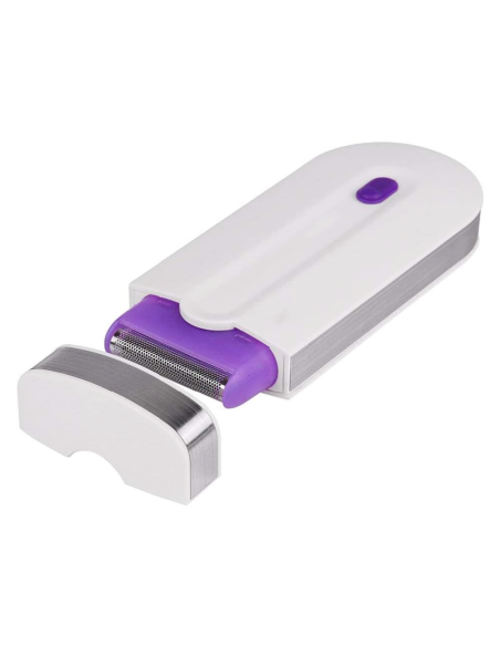 Épilation faciale corporelle portable rechargeable par USB avec lumière 2 têtes