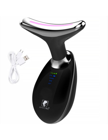 Masseur de Beauté Rechargeable pour Massage Anti-Âge du Cou et du Visage