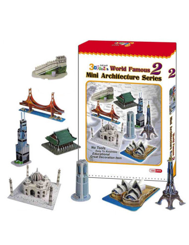 Puzzle 3D monuments du monde,...