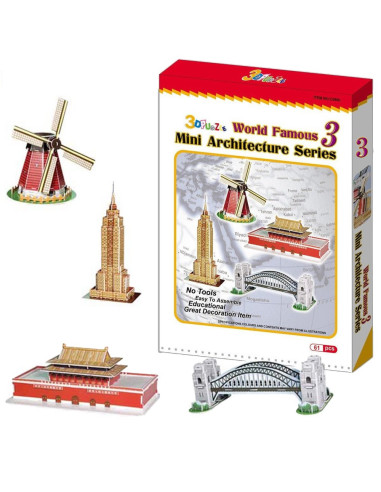 Puzzle 3D monuments du monde,...