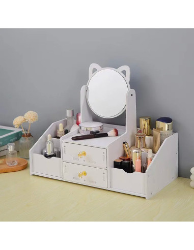 Coiffeuse table mini Porte-maquillage...