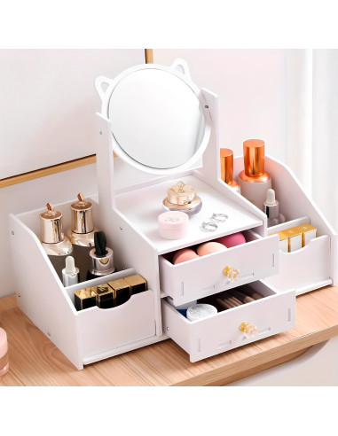 Coiffeuse table mini Porte-maquillage...