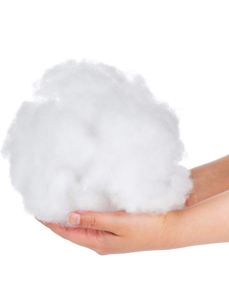 Ouate siliconée 500 grammes polyester pour le rembourrage peluches et coussins