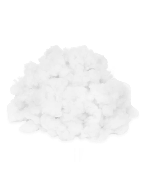 Ouate siliconée 3 kg polyester idéal pour le rembourrage de peluches et coussins