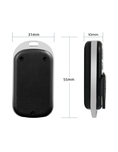 2 pz Télécommande Universelle 4 canaux 433MHz...