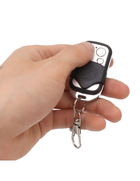 2 pz Télécommande Universelle 4 canaux 433MHz Multifonction Poche avec Crochet