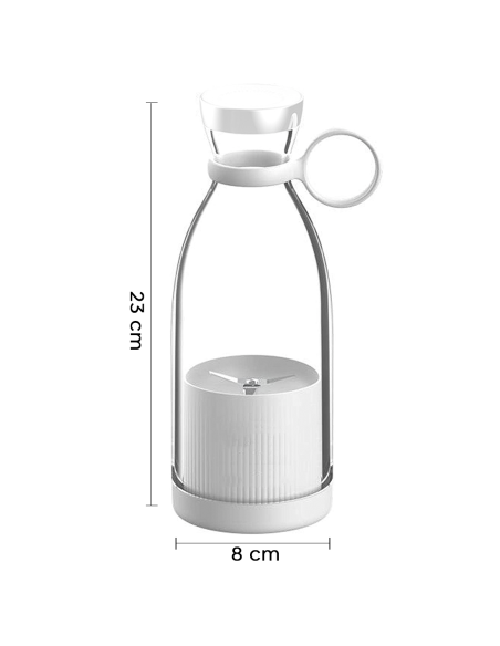 Mini bouteille de smoothie rechargeable portable pour mélangeur de jus portable