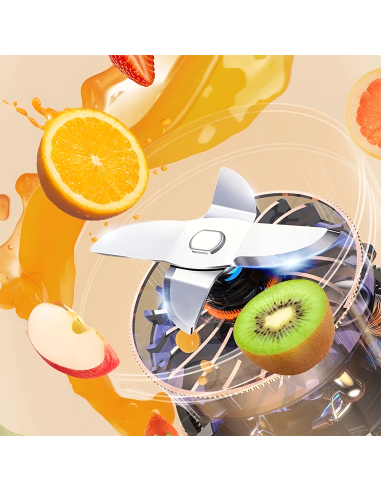 Mini bouteille de smoothie rechargeable...