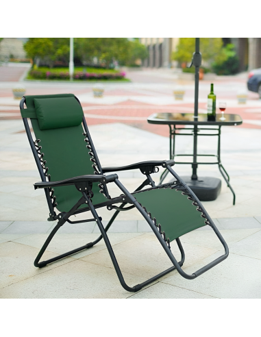 Chaise Gravita Zero pliante avec dossier...