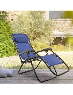 Set 2 chaises pliantes Gravità Zero avec dossier... 2