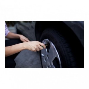 Kit 4 manomètres à roue avec indicateur LED Universel 2,4 bar 36 PSI 2