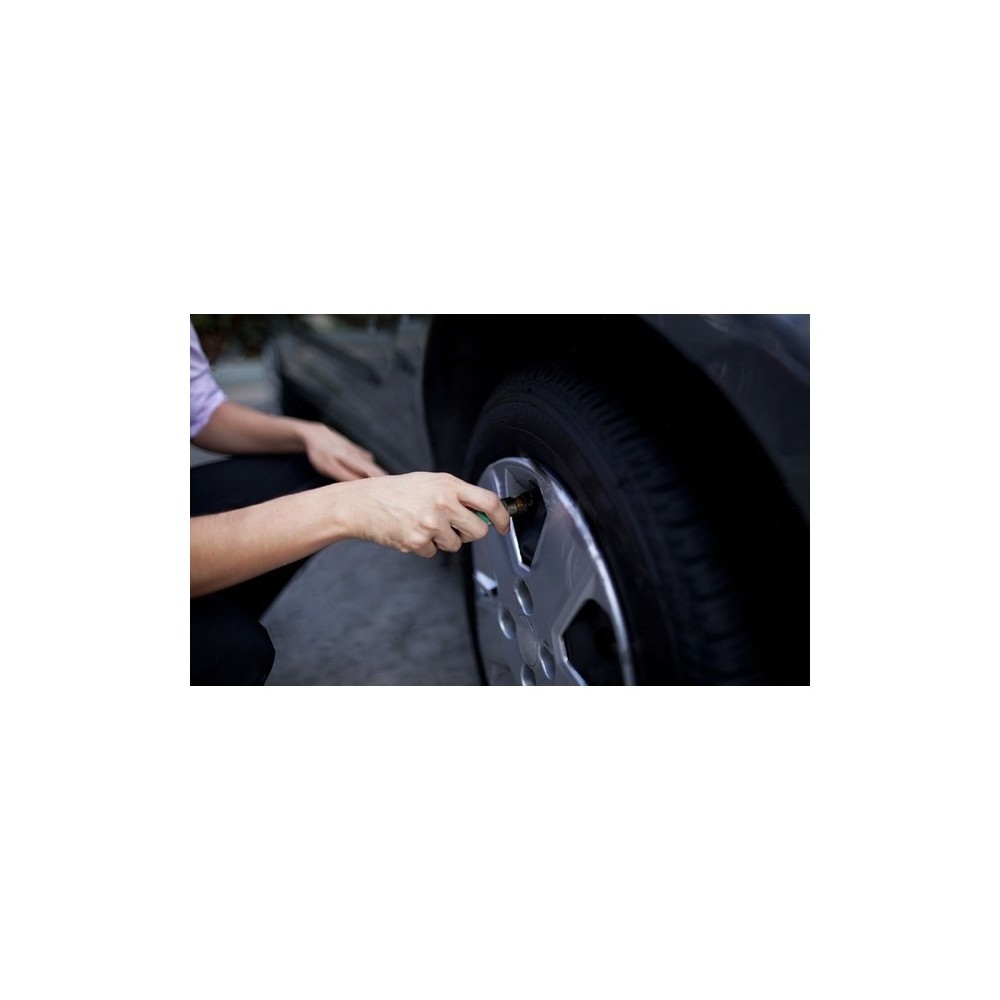 Kit 4 manomètres à roue avec indicateur LED Universel 2,4 bar 36 PSI