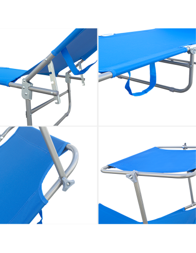 2309P Transat pliant avec dossier réglable et...