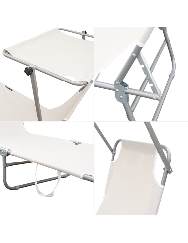 2309P Transat pliant avec dossier réglable et...