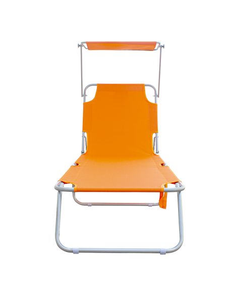 2309P Transat pliant avec dossier réglable et parasol