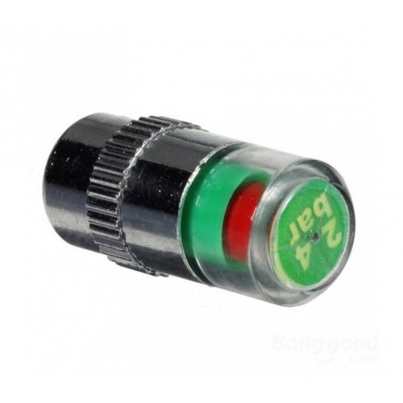 Kit 4 manomètres à roue avec indicateur LED Universel 2,4 bar 36 PSI