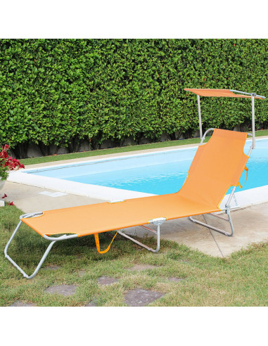 2309P Transat pliant avec dossier réglable et...