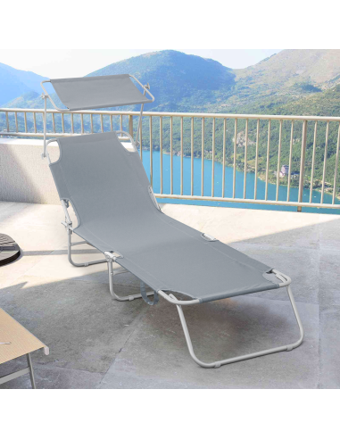 2309P Transat pliant avec dossier réglable et...