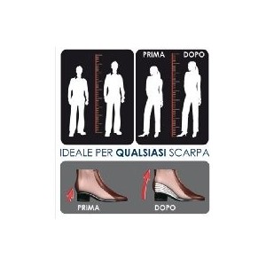 Semelles talonnettes en gel réhaussantes de 5 cm 10 pcs... 2