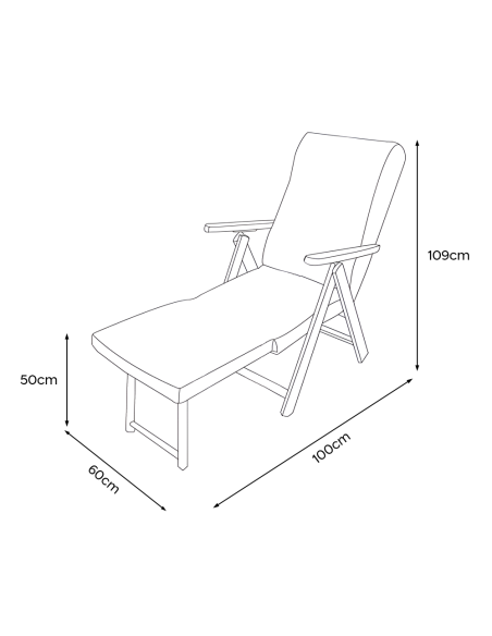 MOLISANA Artlegno Fauteuil inclinable Repose-pieds amovible Structure en bois