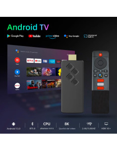TV Box Stick Streaming 8K HD ANDROID Connexion Wi-Fi avec... 2