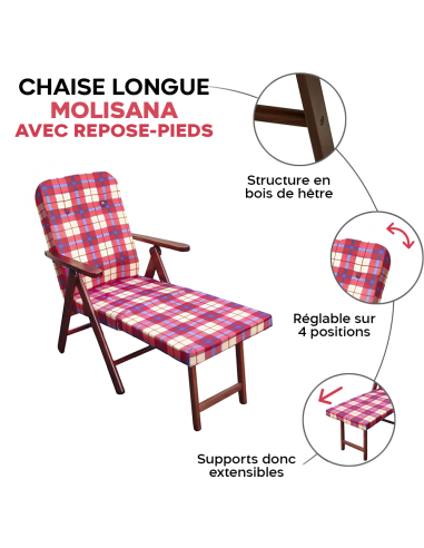 MOLISANA Artlegno Fauteuil inclinable...
