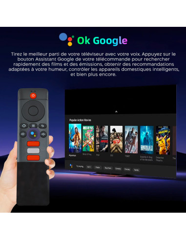 TV Box Stick Streaming 8K HD ANDROID Connexion...