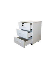Commode de bureau à roulettes QUICK 40X45X46cm 3 tiroirs... 2