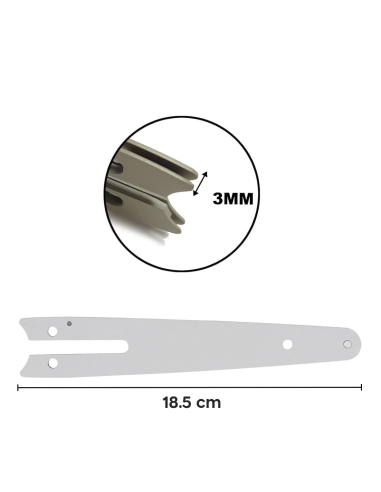 Barre rechange acier de 6 pouces pour mini...