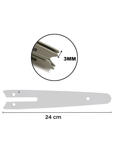 Barre rechange acier de 8 pouces pour mini...