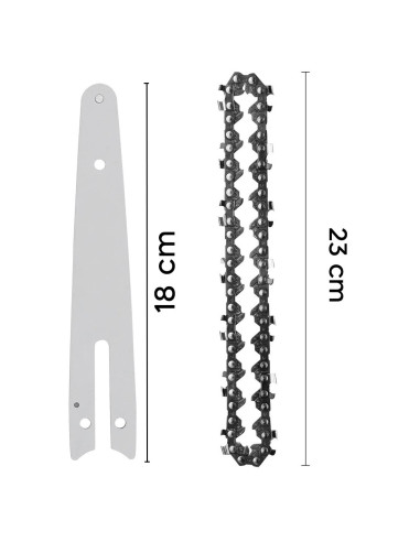 Kit chaîne et barre de rechange 6 pouces pour...