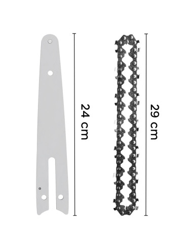 Kit chaîne et barre 8 pouces de rechange pour...