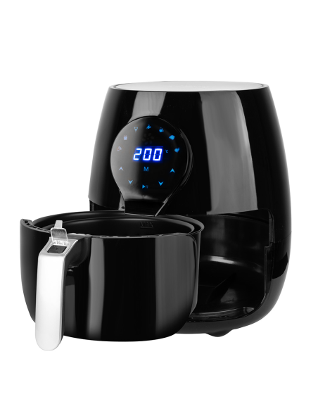 Friteuse à air 3,5 litres avec panier amovible 1500 W écran tactile et minuteur