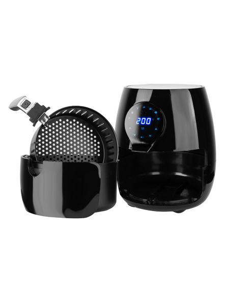 Friteuse à air 3,5 litres avec panier amovible 1500 W écran tactile et minuteur