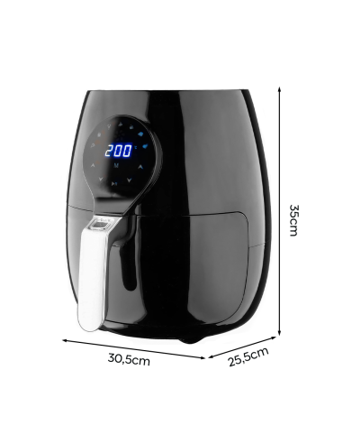 Friteuse à air 3,5 litres avec panier amovible...