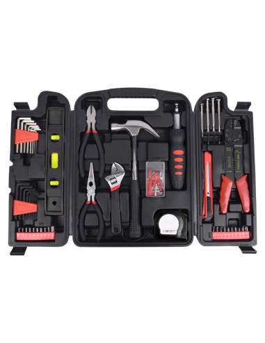 Kit Malette 129 pz Ensemble bricolage professionnel Accessoires variés mallette