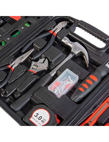 Kit Malette 129 pz Ensemble bricolage professionnel Accessoires variés mallette