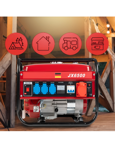 Générateur Courant Moteur Essence 4 Temps...