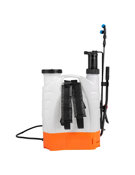 Pulvérisateur dorsal 2 en 1, 16 litres, Batterie rechargeable de 12V