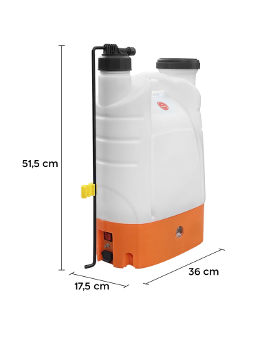 Pulvérisateur dorsal 2 en 1, 16 litres,...