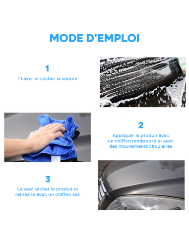 Éliminateur rayures pour carrosserie voiture...