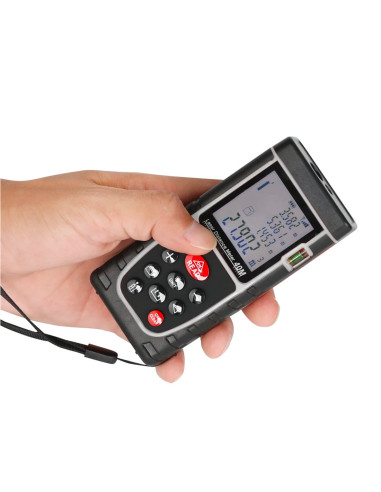 Mesureur de distance laser 40 m avec écran LCD...