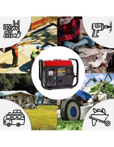 Générateur Courant Moteur à Essence 2 Temps...