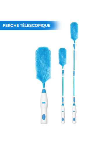 Plumeau Électrique Rechargeable Brosse Rotative...